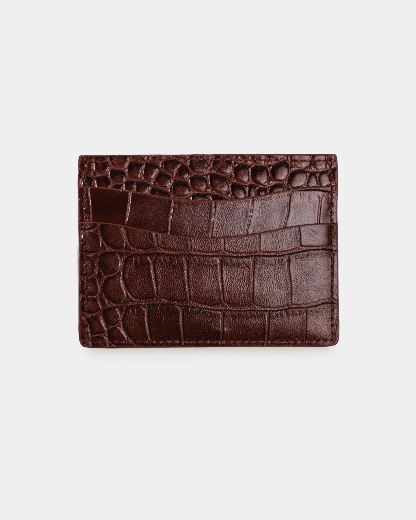 Croc Cardholder - Oxblood image