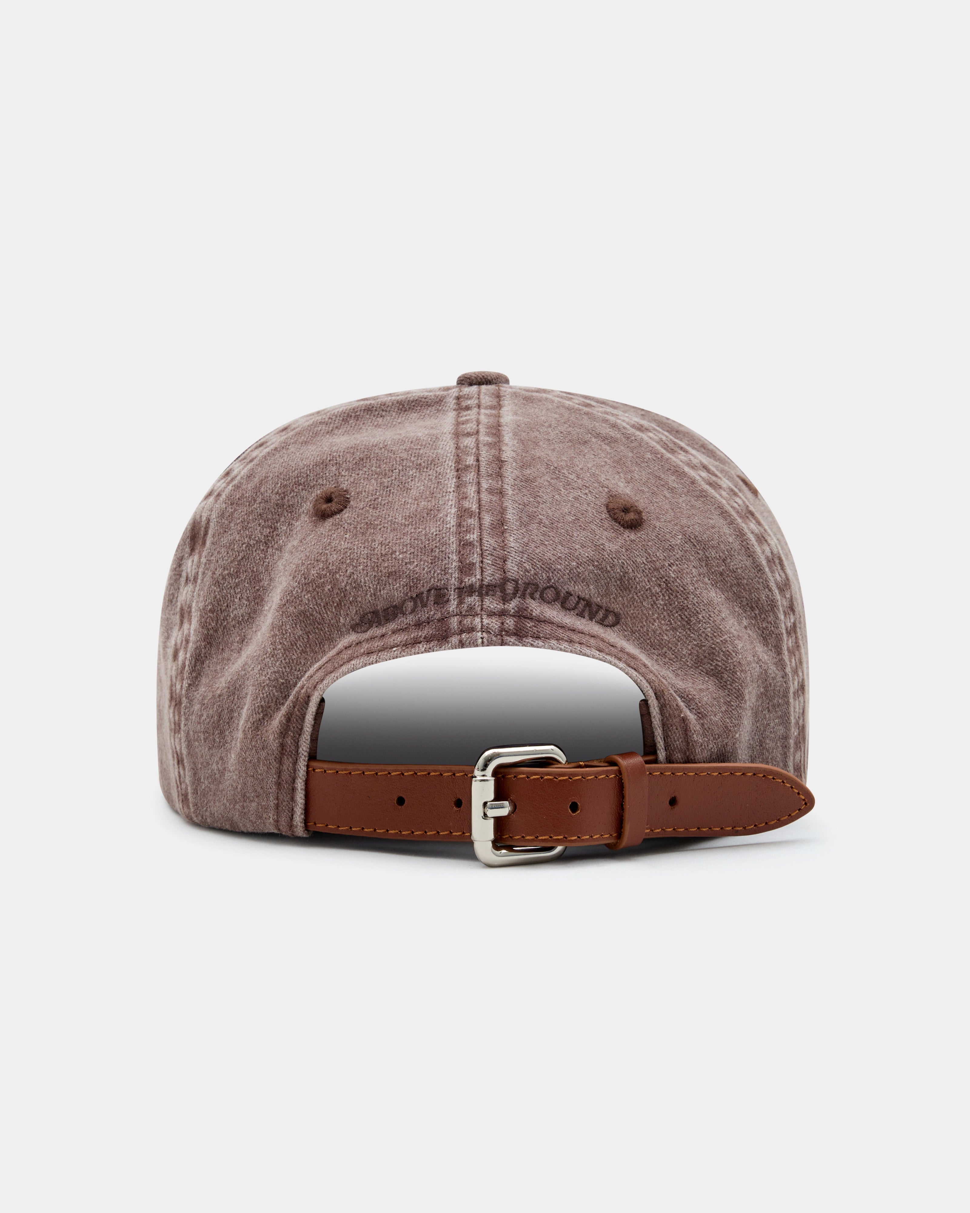 Five Panel Washed Cap - Brown image