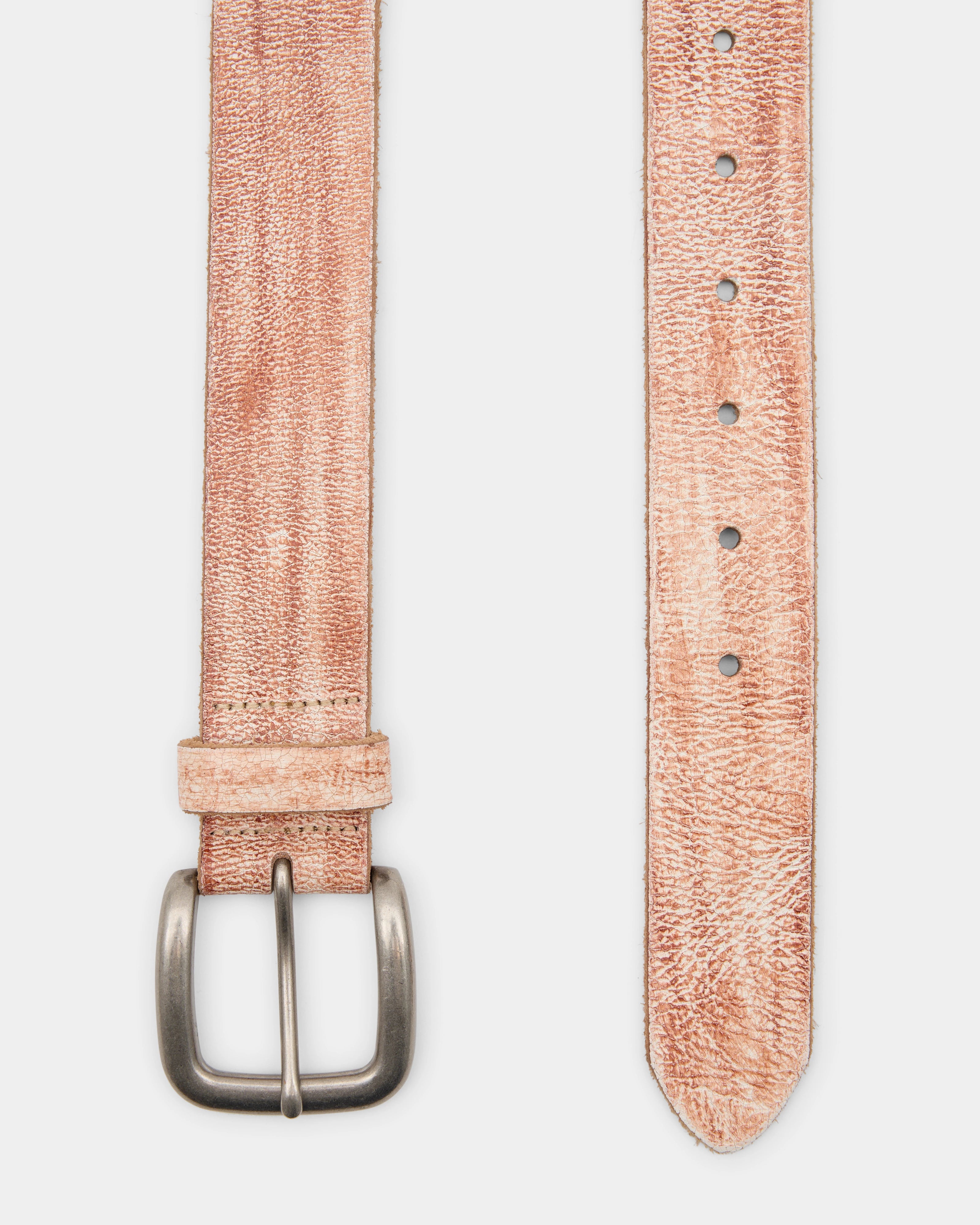Cracked Belt - White image