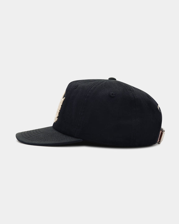 Monogram Cap - Washed Black