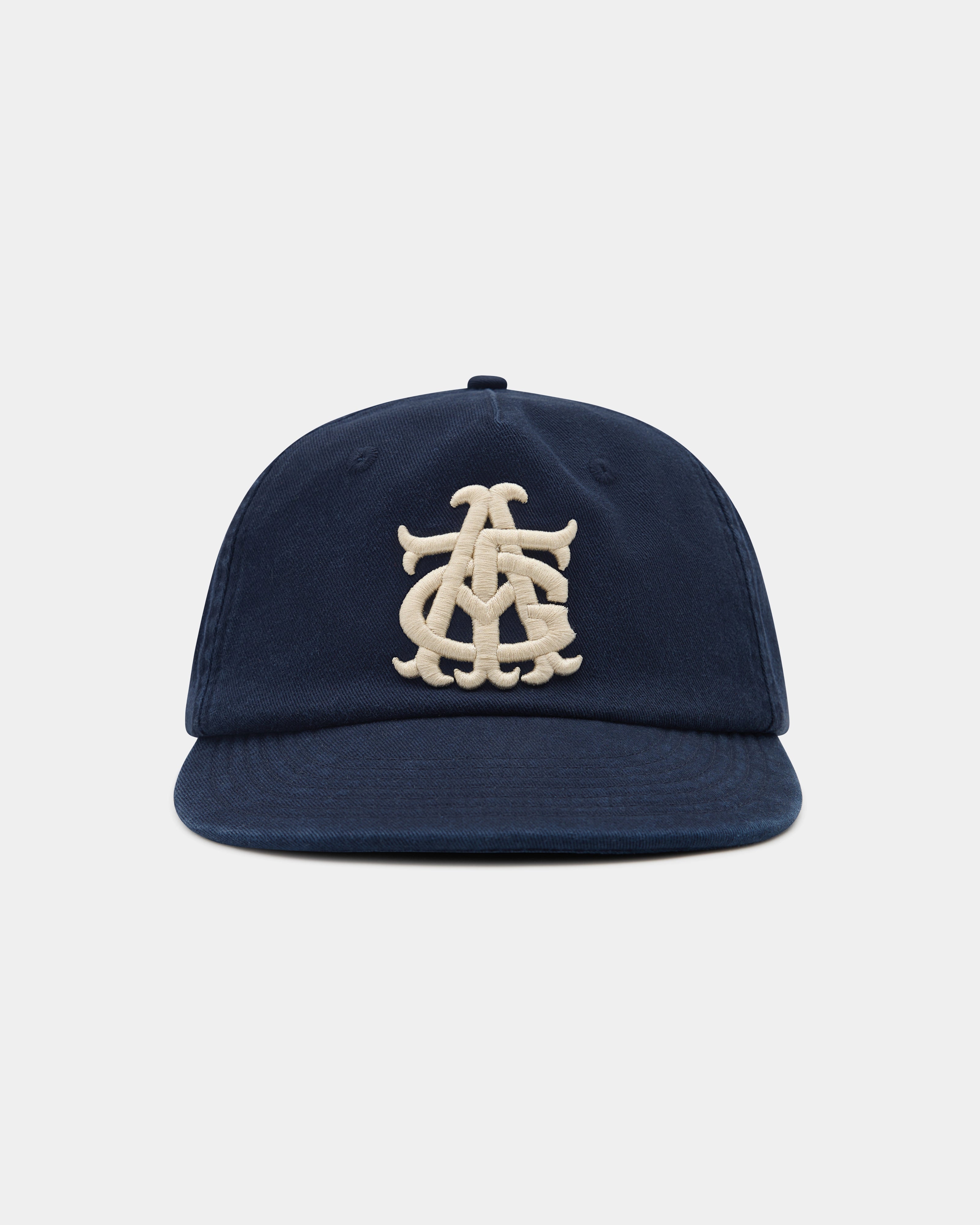 Monogram Cap Soft Brim - Navy image