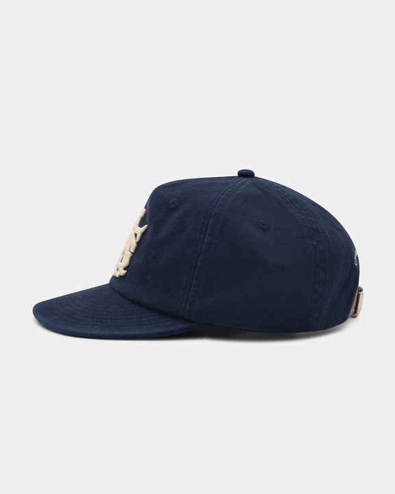 Monogram Cap Soft Brim - Navy