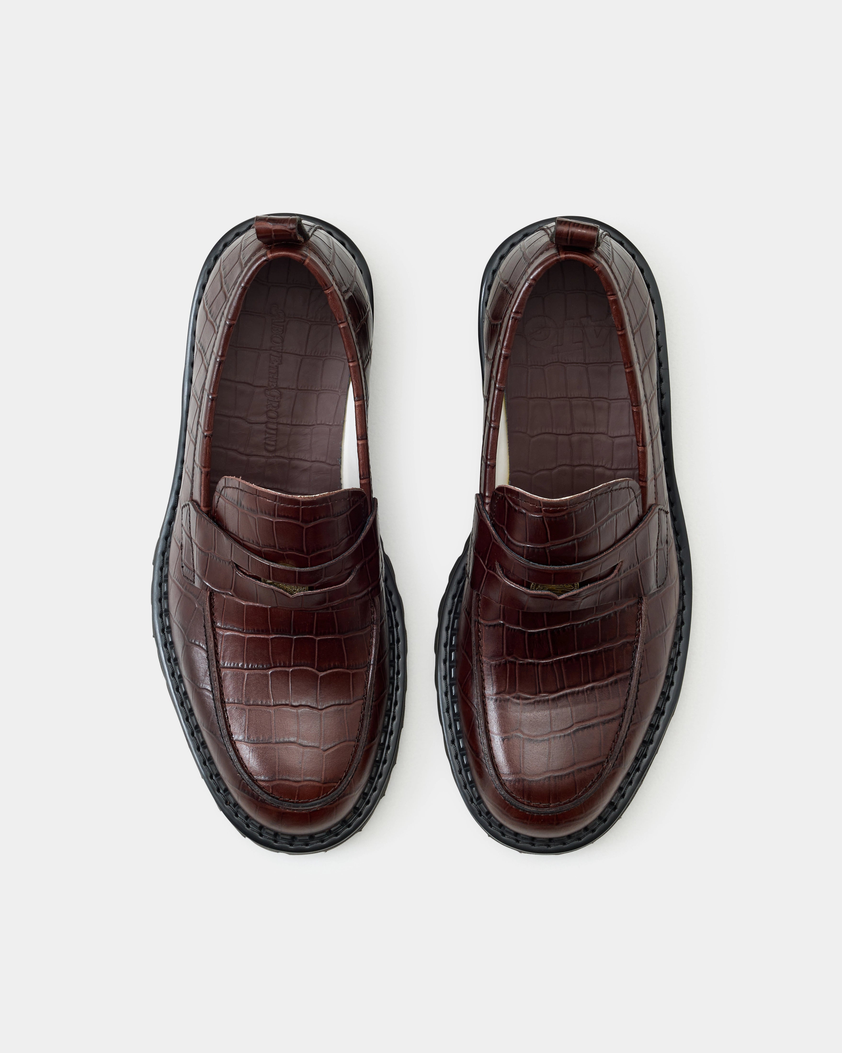 Croc Loafer - Brown image