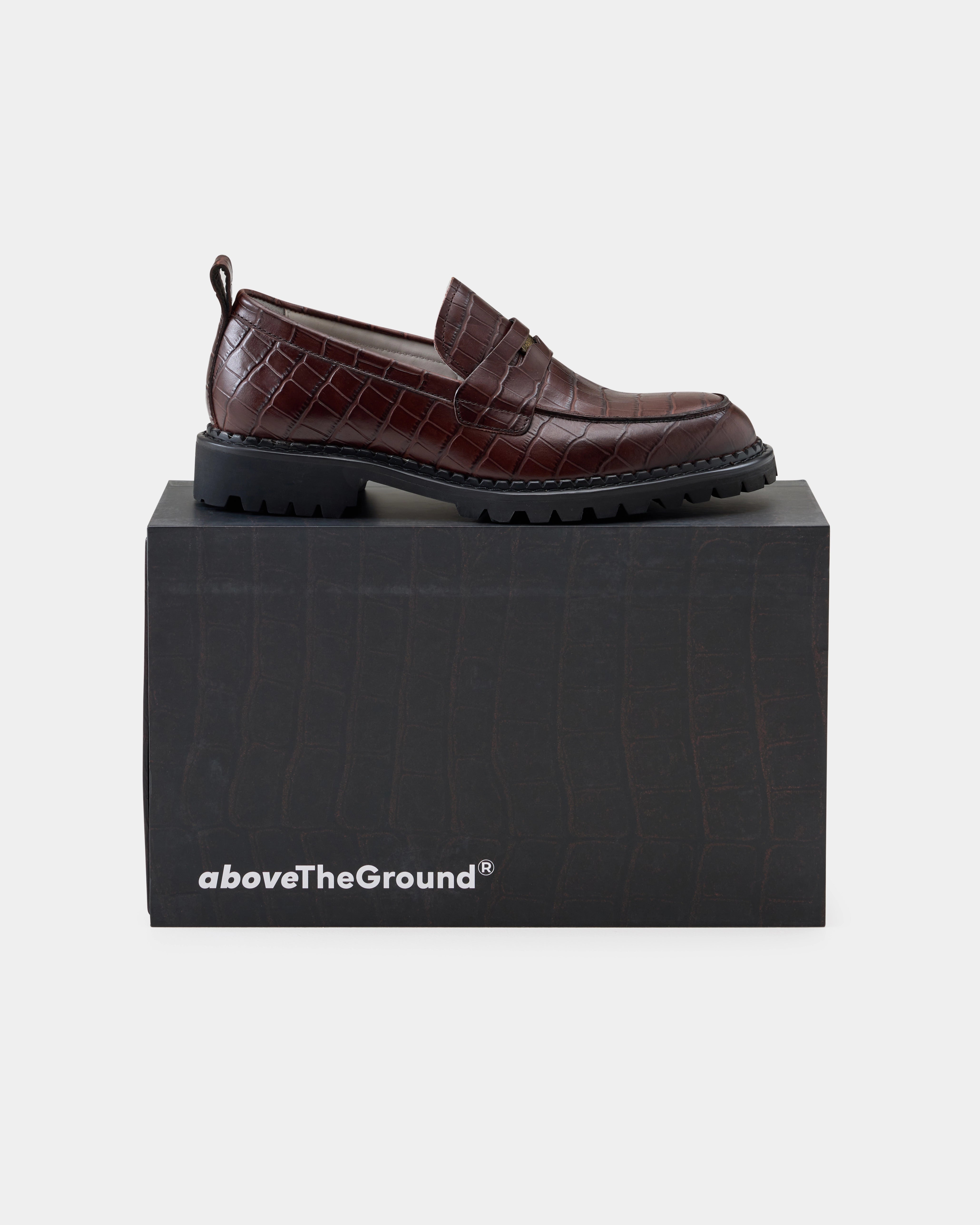 Croc Loafer - Brown image