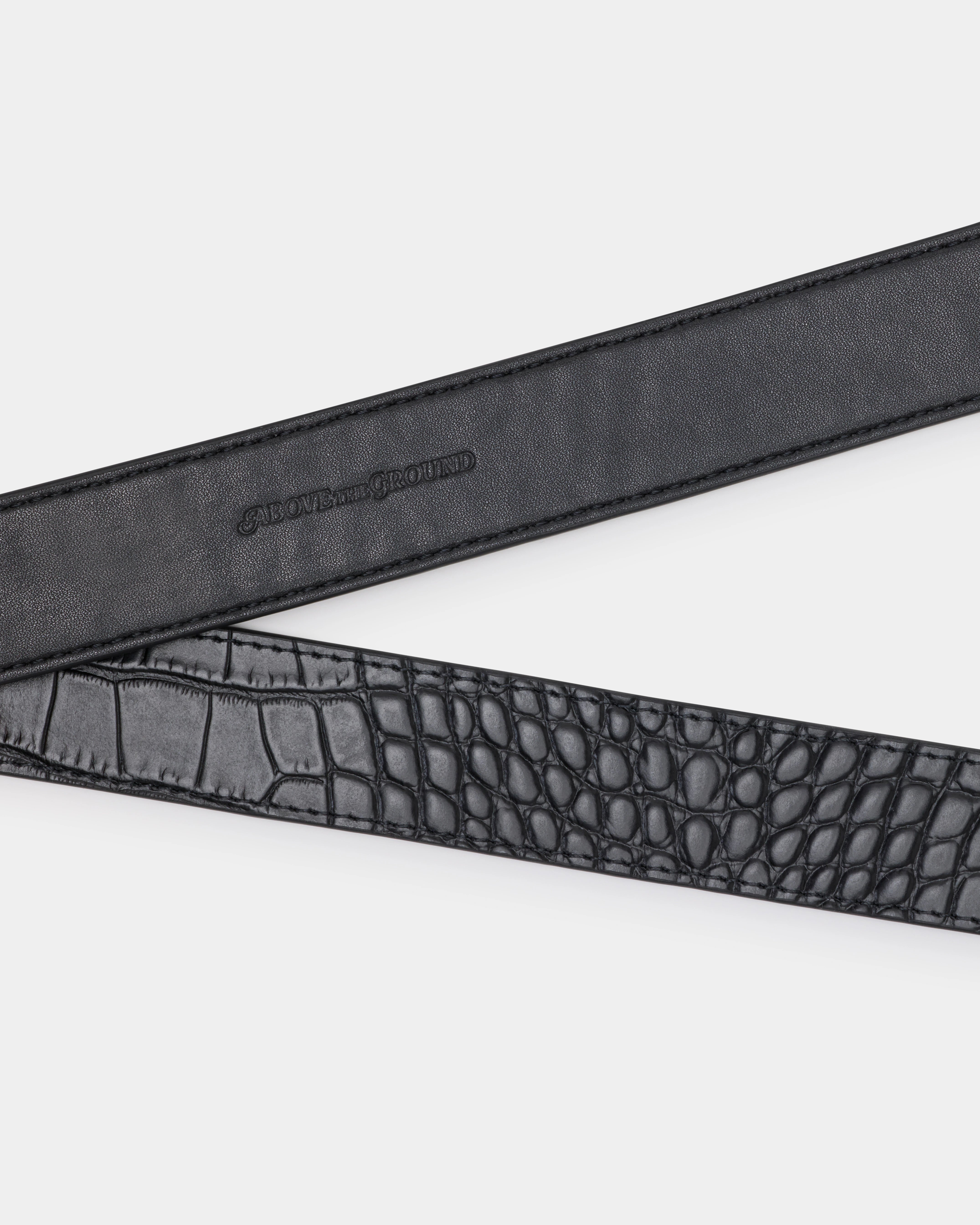 Croc Belt - Black image