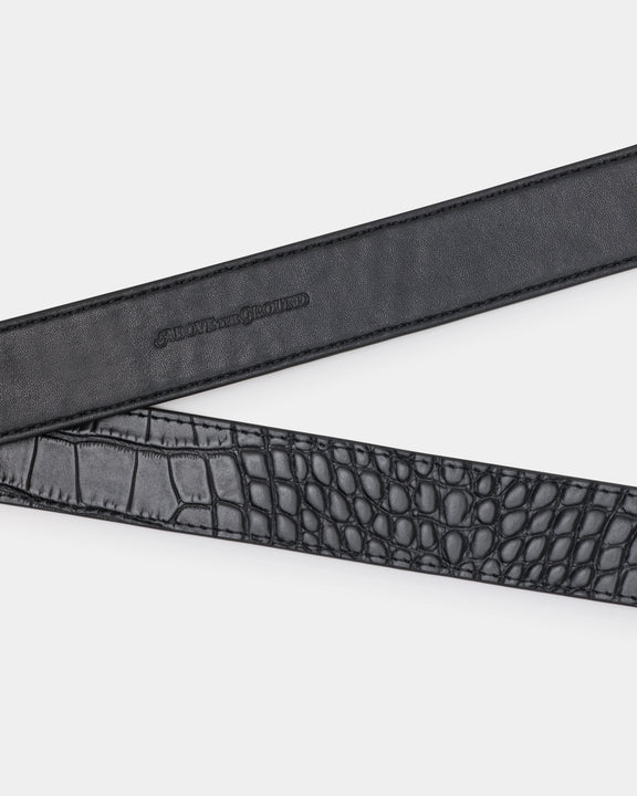 Croc Belt - Black