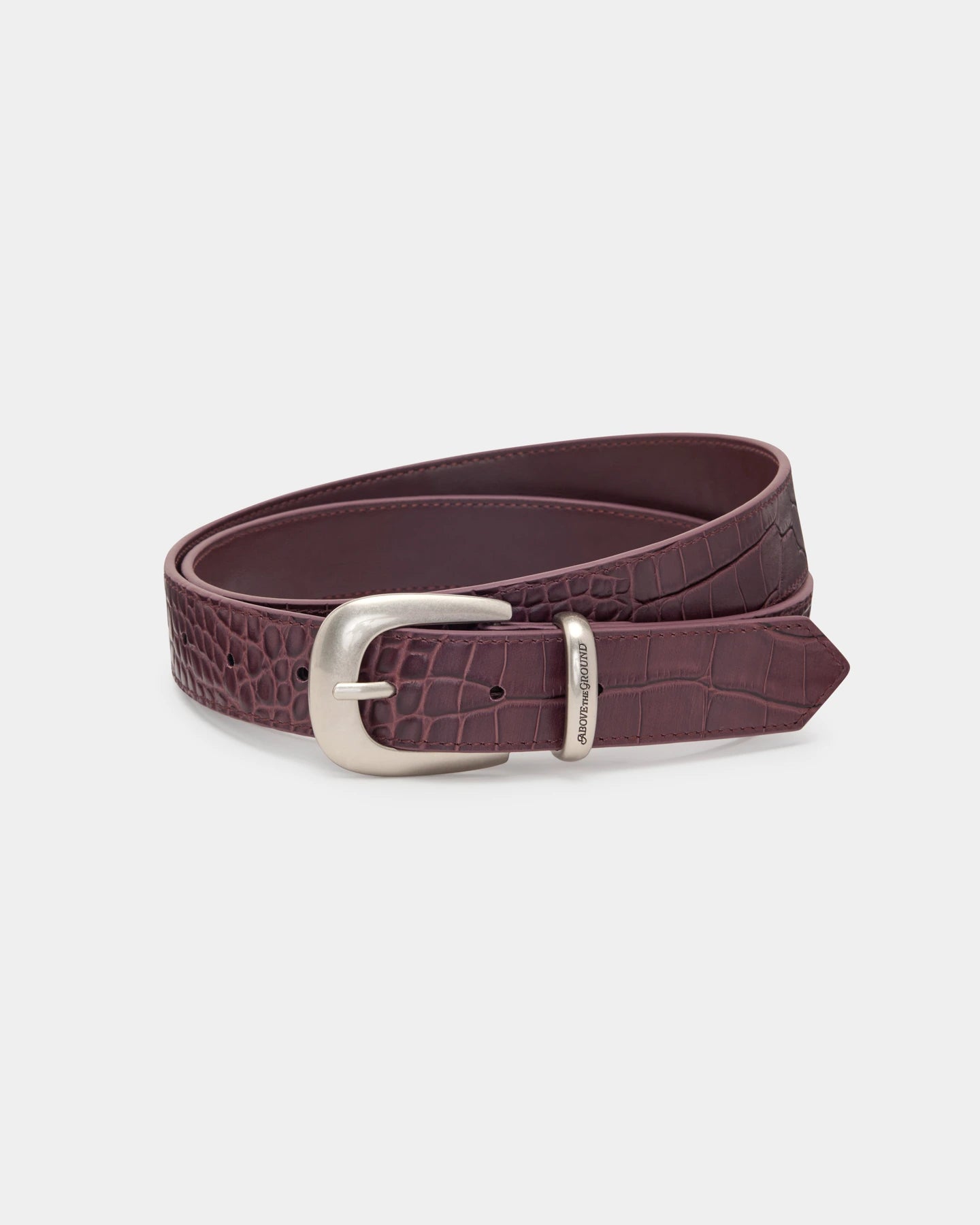 Croc Belt - Brown image