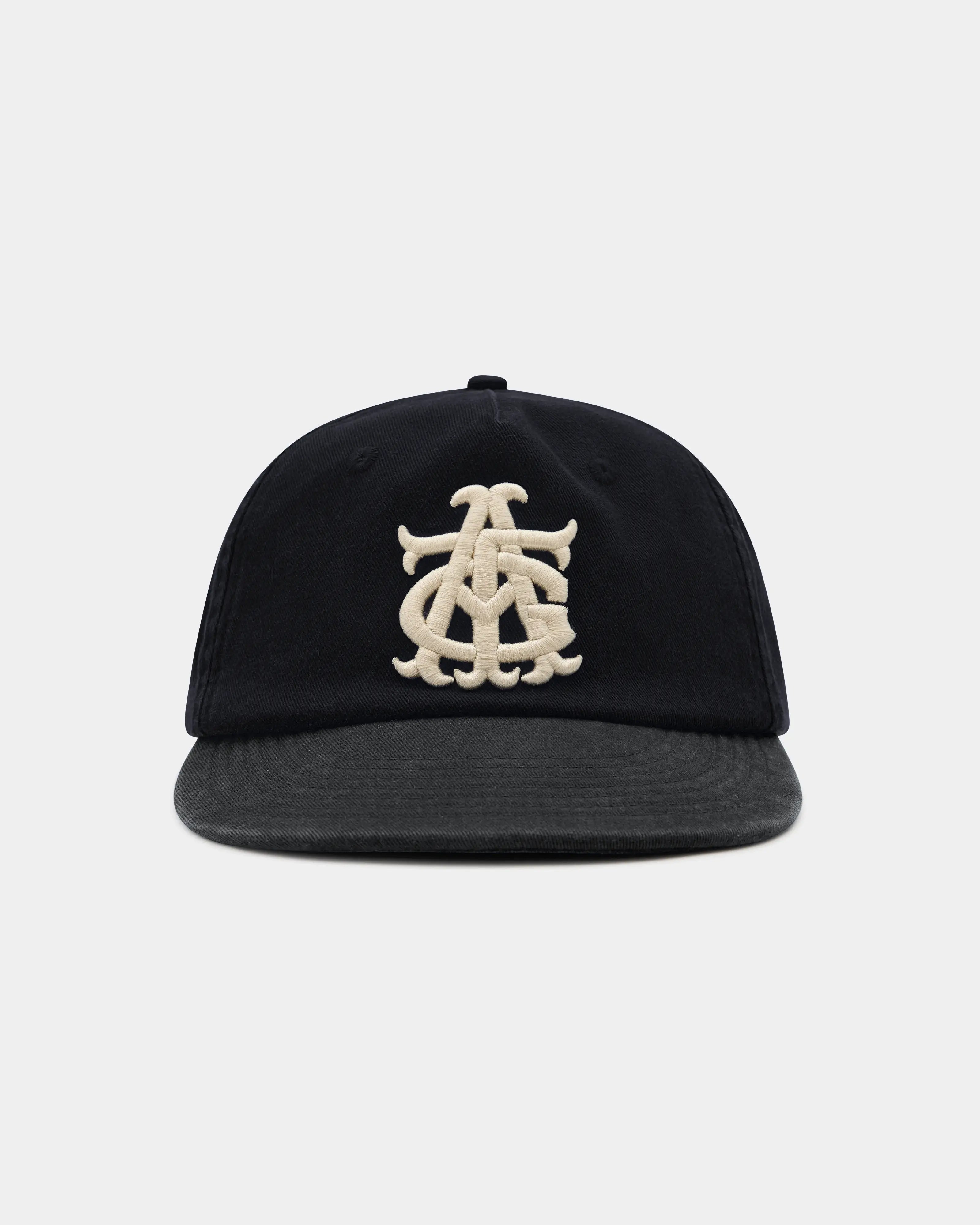 Monogram Cap - Washed Black image