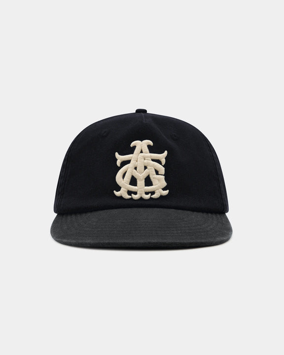 Monogram Cap - Washed Black