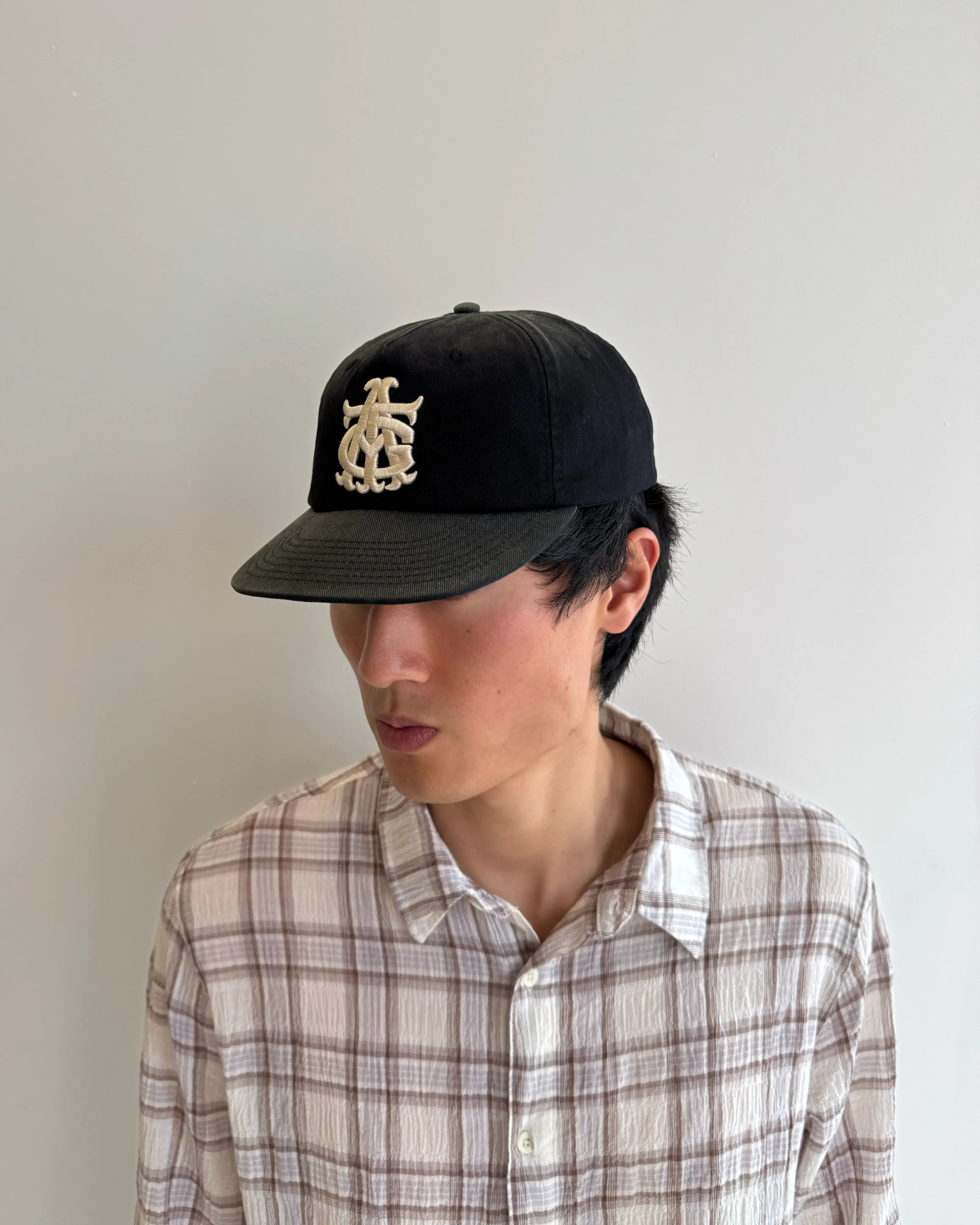 Monogram Cap - Washed Black image