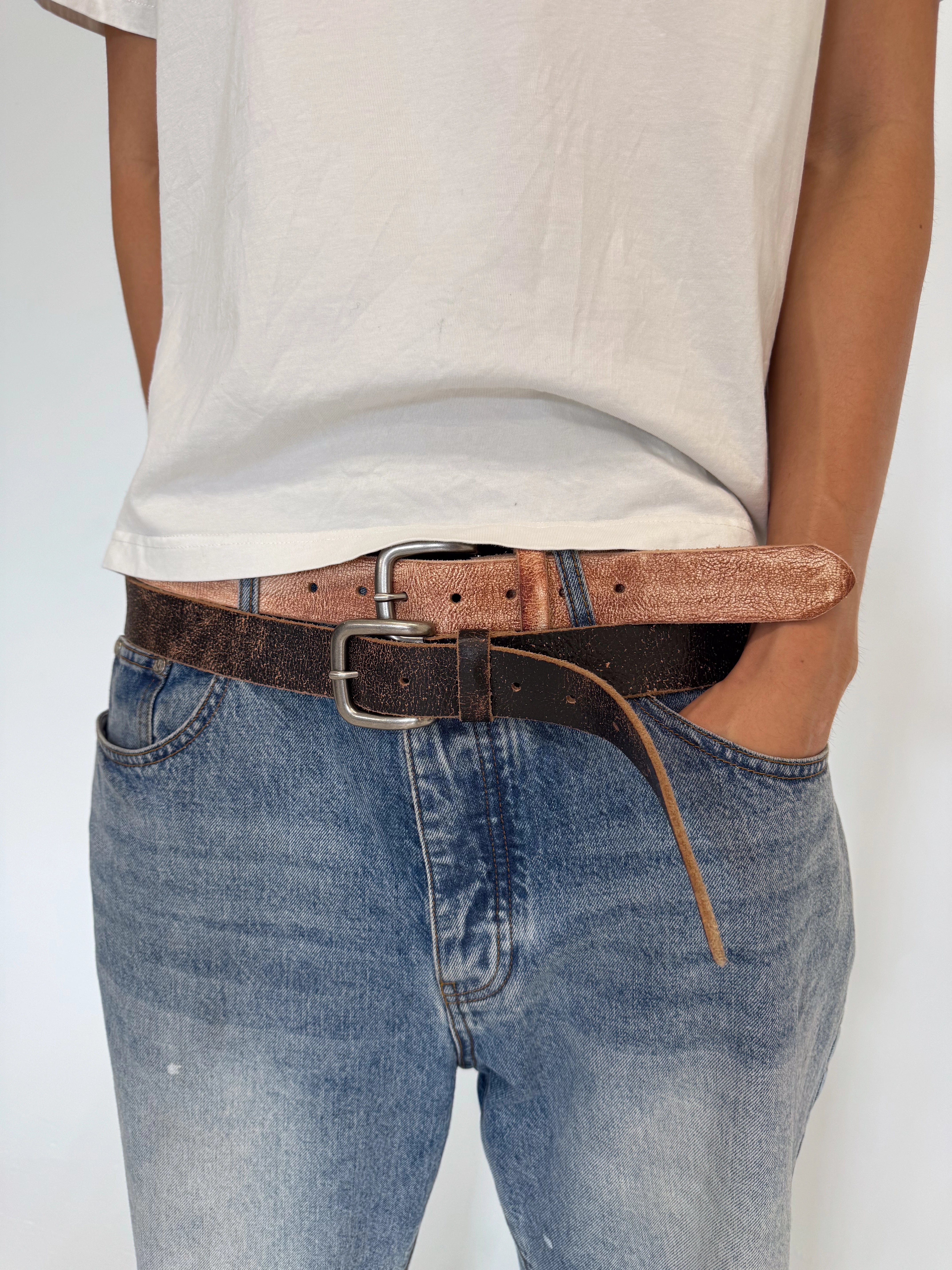 Cracked Belt - Black image