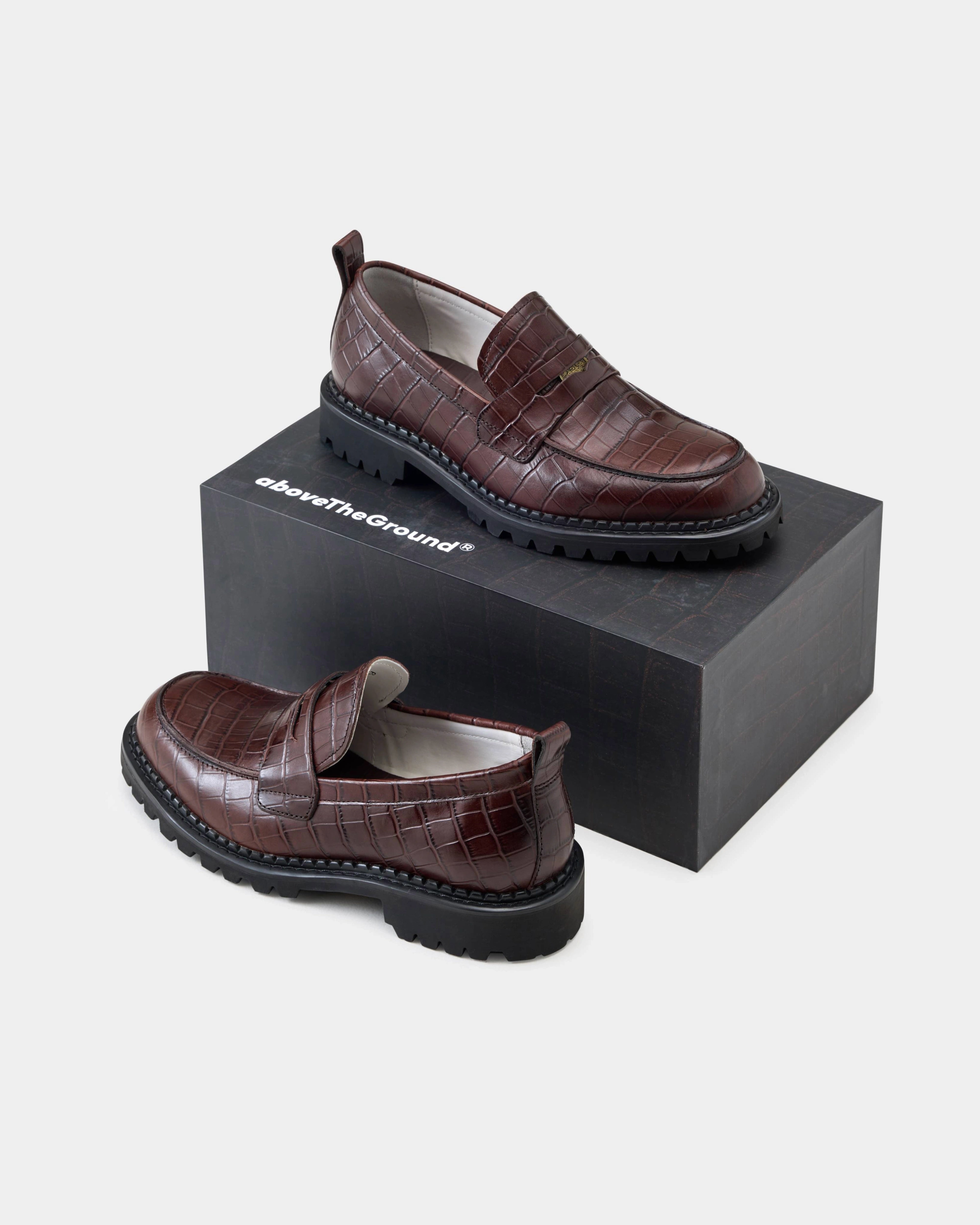 Croc Loafer - Brown image