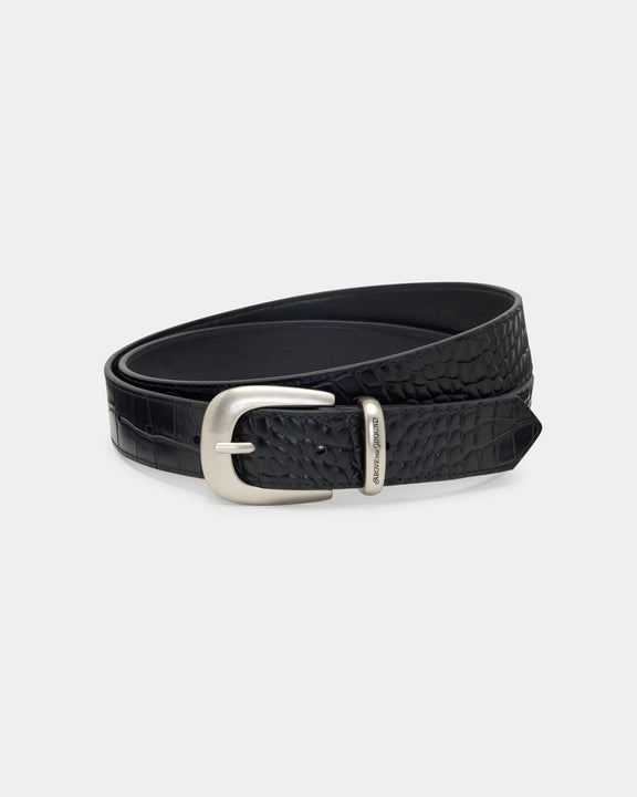 Croc Belt - Black