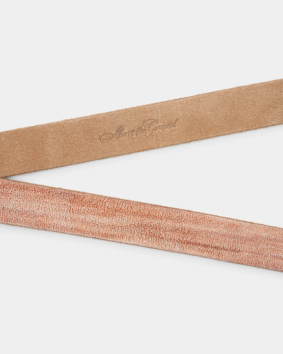 Cracked Belt - White